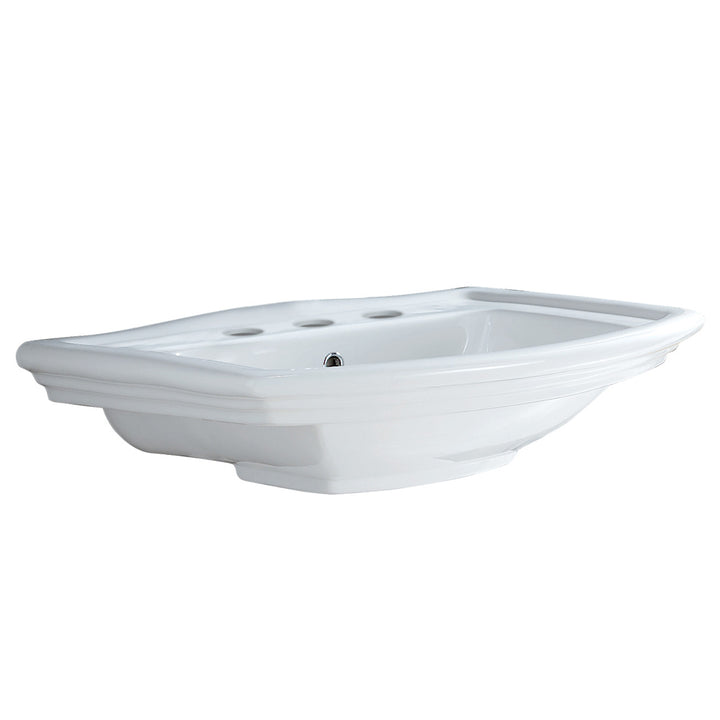 RAK Washington Wall Basin - Gloss White