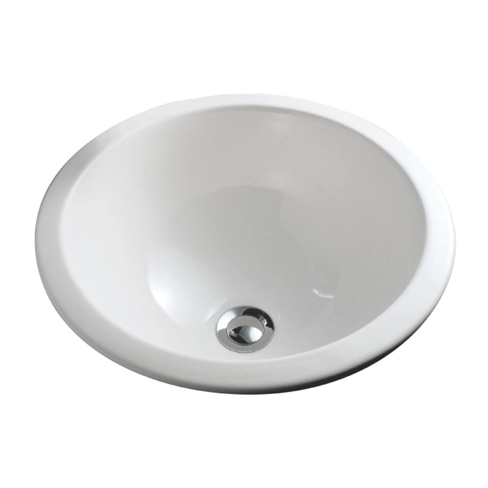 RAK Emma Fully-Inset/Undermounted Basin - Gloss White
