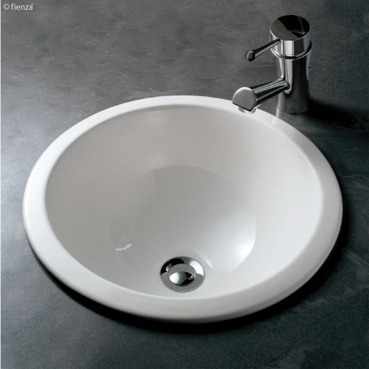 RAK Emma Fully-Inset/Undermounted Basin - Gloss White