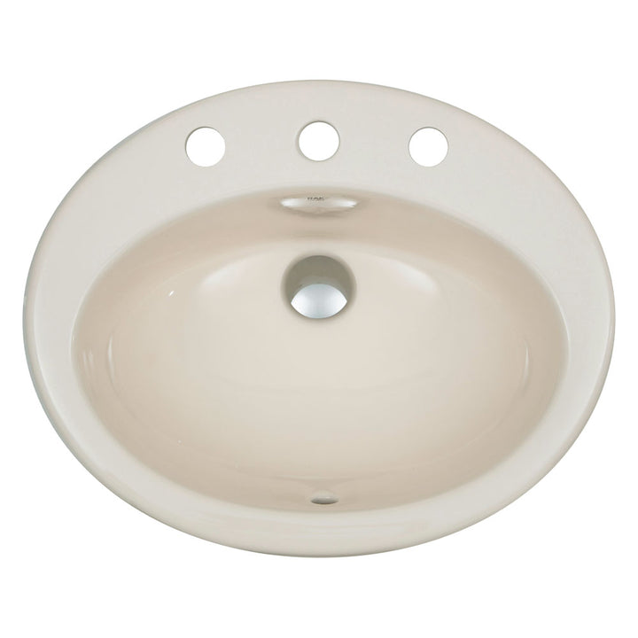 RAK Jessica Fully-Inset Basin - Gloss Ivory