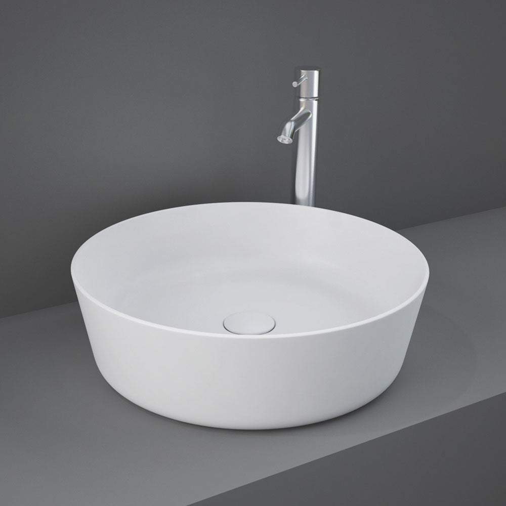 RAK Feeling Round Above Counter Basin - Alpine White