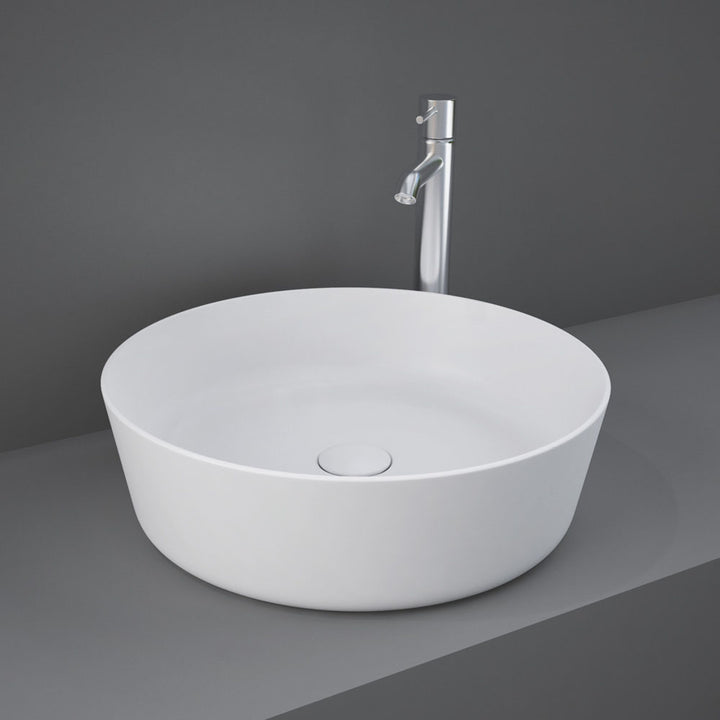 RAK Feeling Round Above Counter Basin - Alpine White