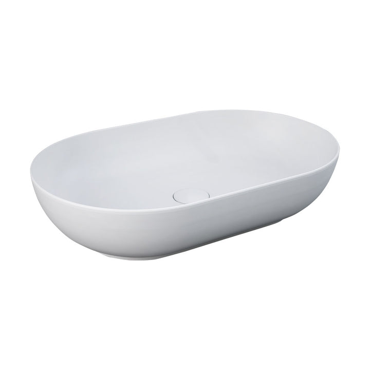 RAK Feeling Oval Above Counter Basin - Matte White