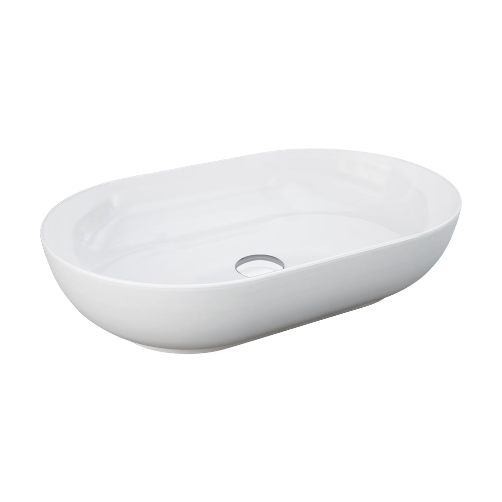 RAK Feeling Oval Above Counter Basin - Alpine White