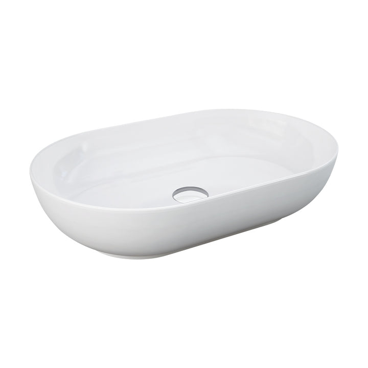 RAK Feeling Oval Above Counter Basin - Alpine White