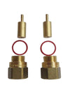 25mm Wall Tap Spindle Extender - Brushed Bronze Gold Meir