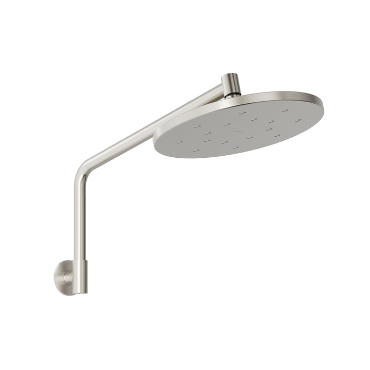 Ormond High-Rise Shower Arm and Rose - 4 Star - Brushed Nickel