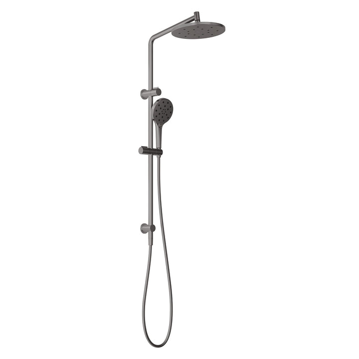 Ormond Twin Shower - Brushed Carbon
