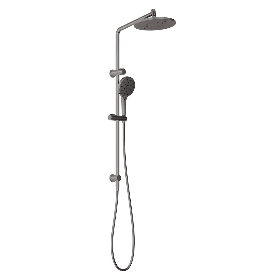 Ormond Twin Shower - Brushed Carbon