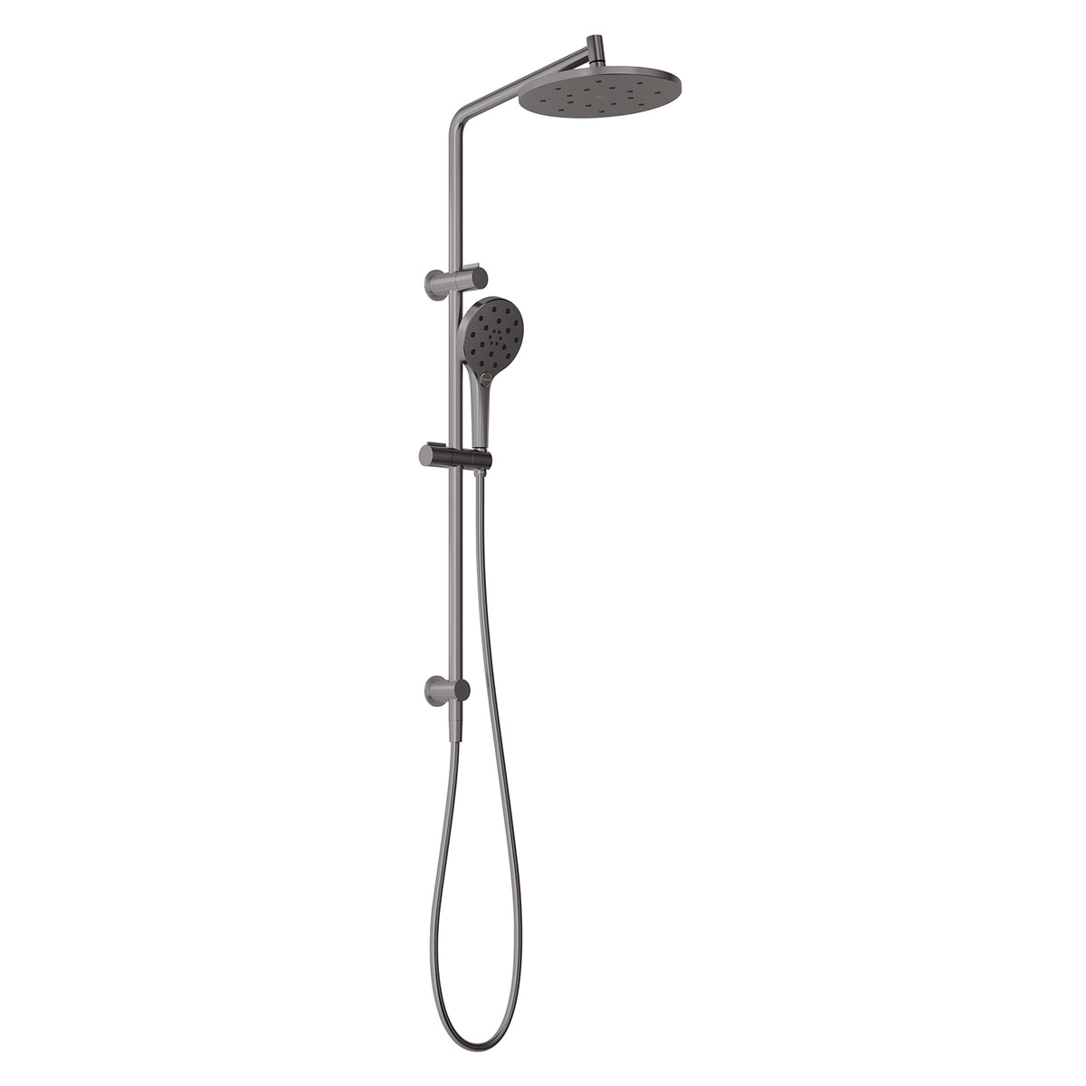 Ormond Twin Shower - 4 Star - Brushed Carbon
