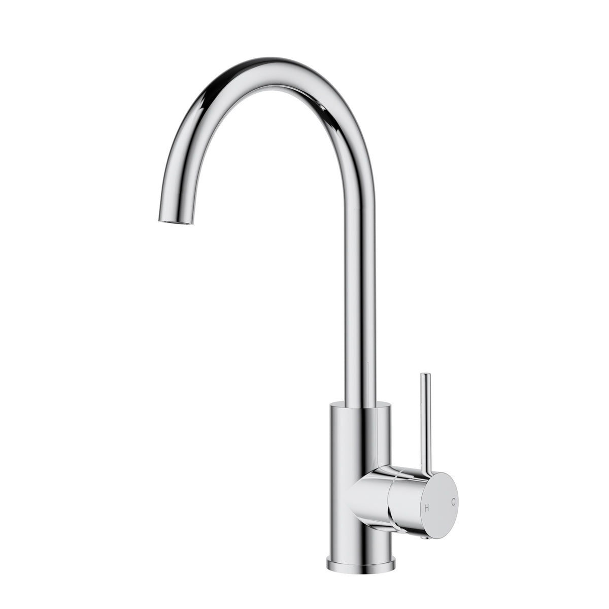 Otus Slimline Sink Mixer Gooseneck - Chrome