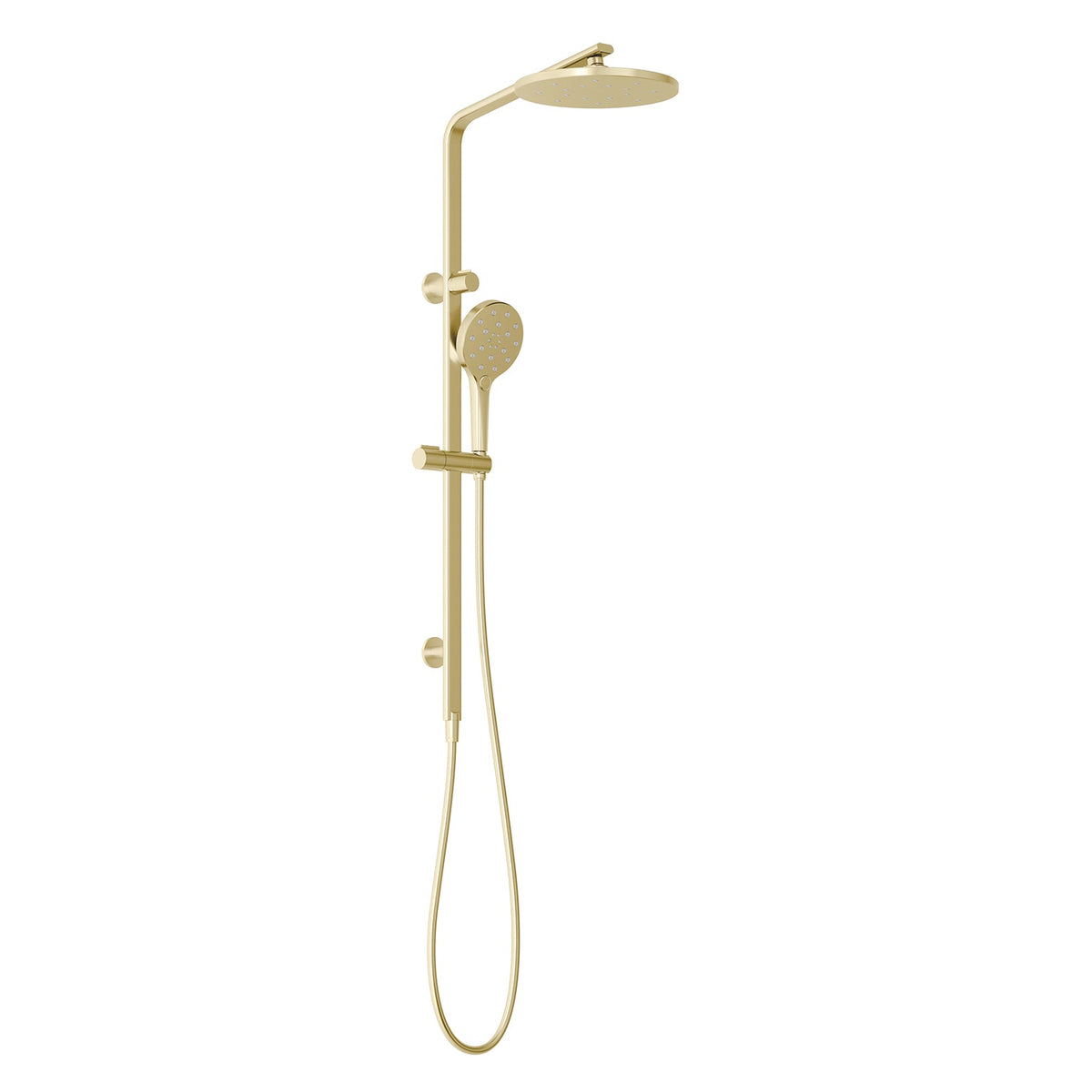 Oxley Twin Shower - Brushed Gold