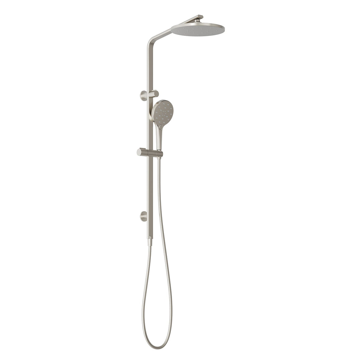Oxley Twin Shower - Brushed Nickel