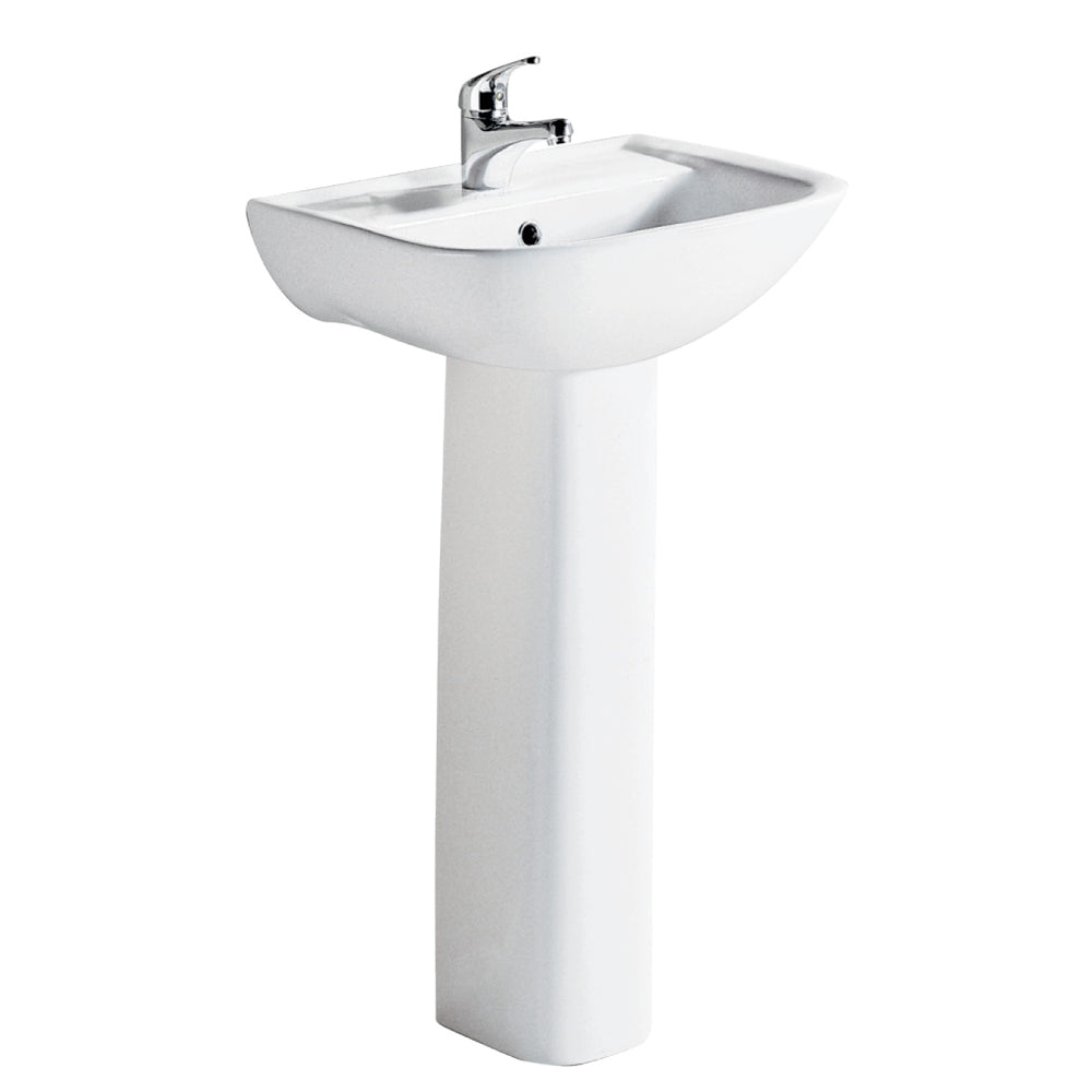 RAK Lara Pedestal Basin - Gloss White