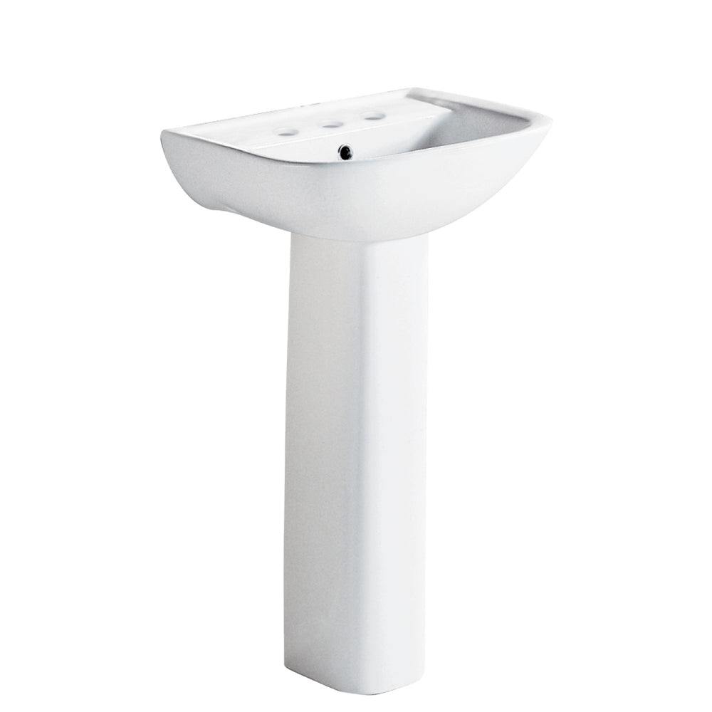 RAK Lara Pedestal Basin - Gloss White