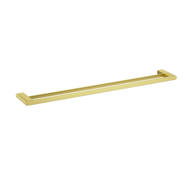 Cora Towel Rail Double 800mm - Brushed Gold