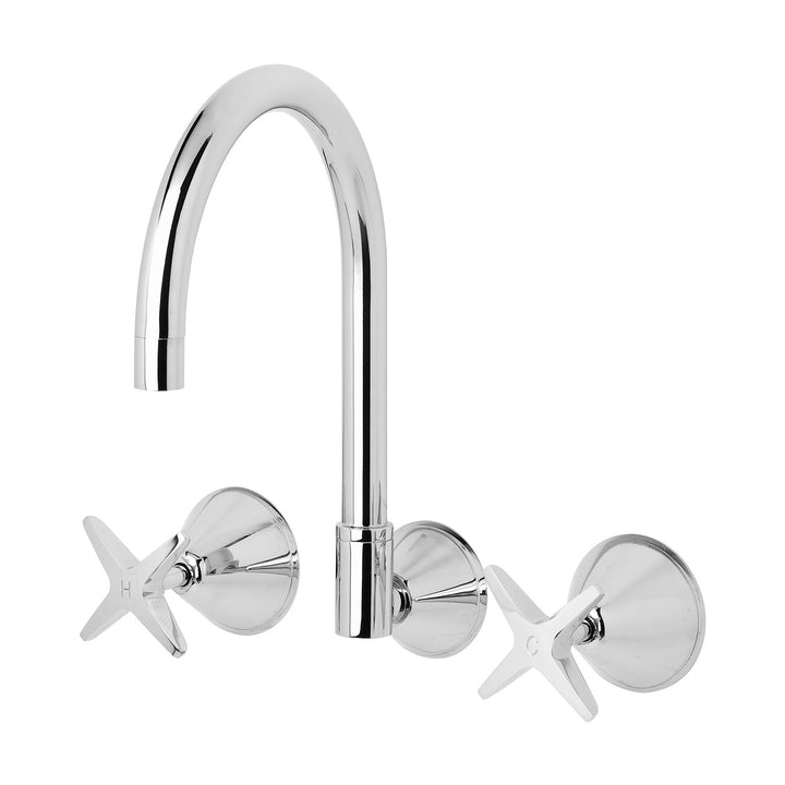 Ivy Wall Sink Set - Lead Free - Chrome
