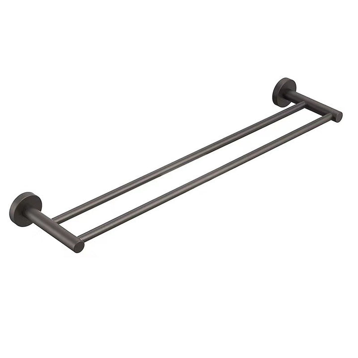 Otus Towel Rail Double 750mm - Gun Metal