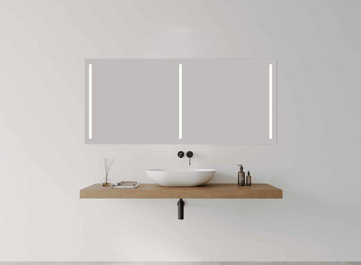 Trio Frontlit LED Mirror detail view 3
