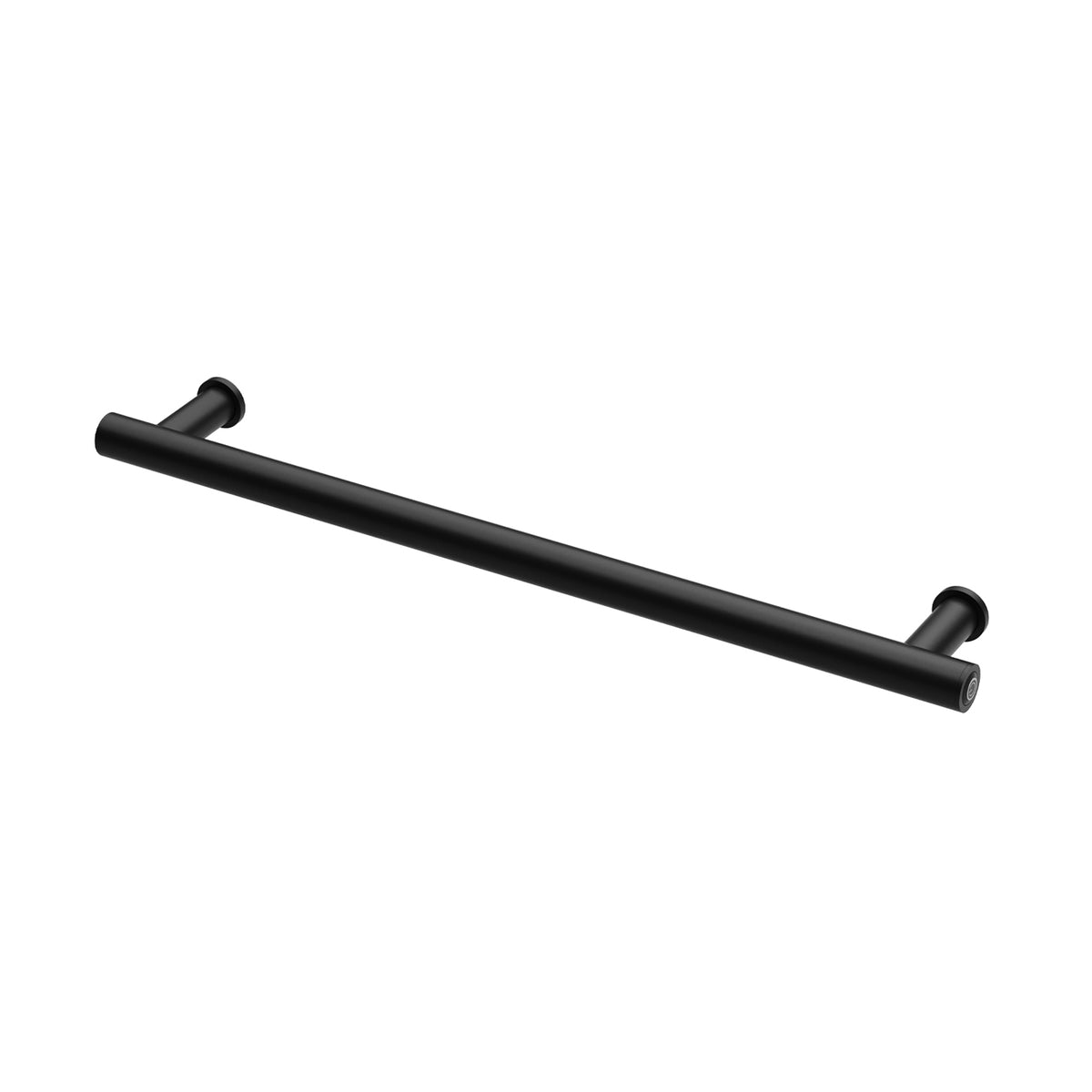 Heated Towel Rail Round 600mm - Matte Black
