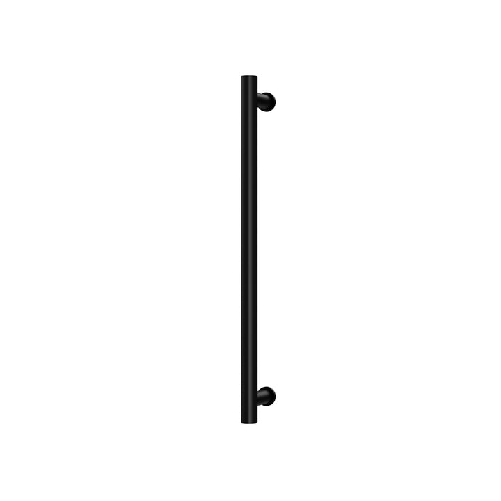 Heated Towel Rail Round 600mm - Matte Black