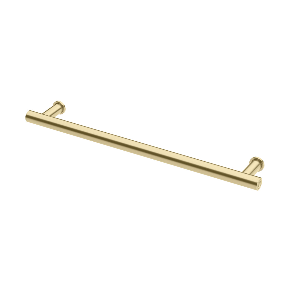 Heated Towel Rail Round 600mm - Brushed Gold