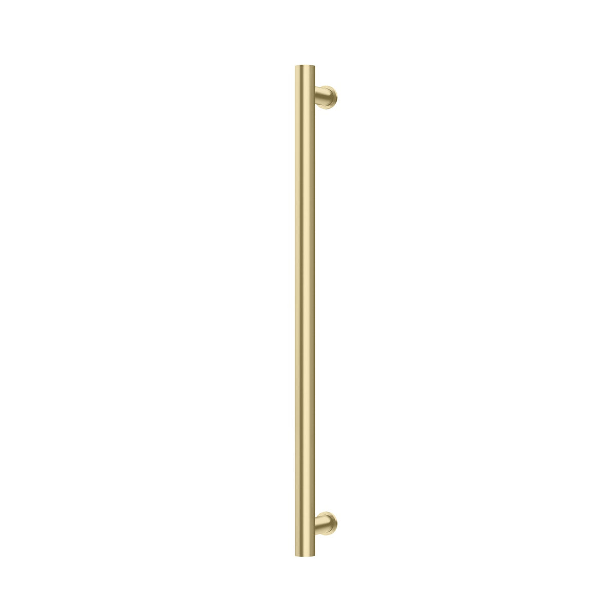 Heated Towel Rail Round 800mm - Brushed Gold