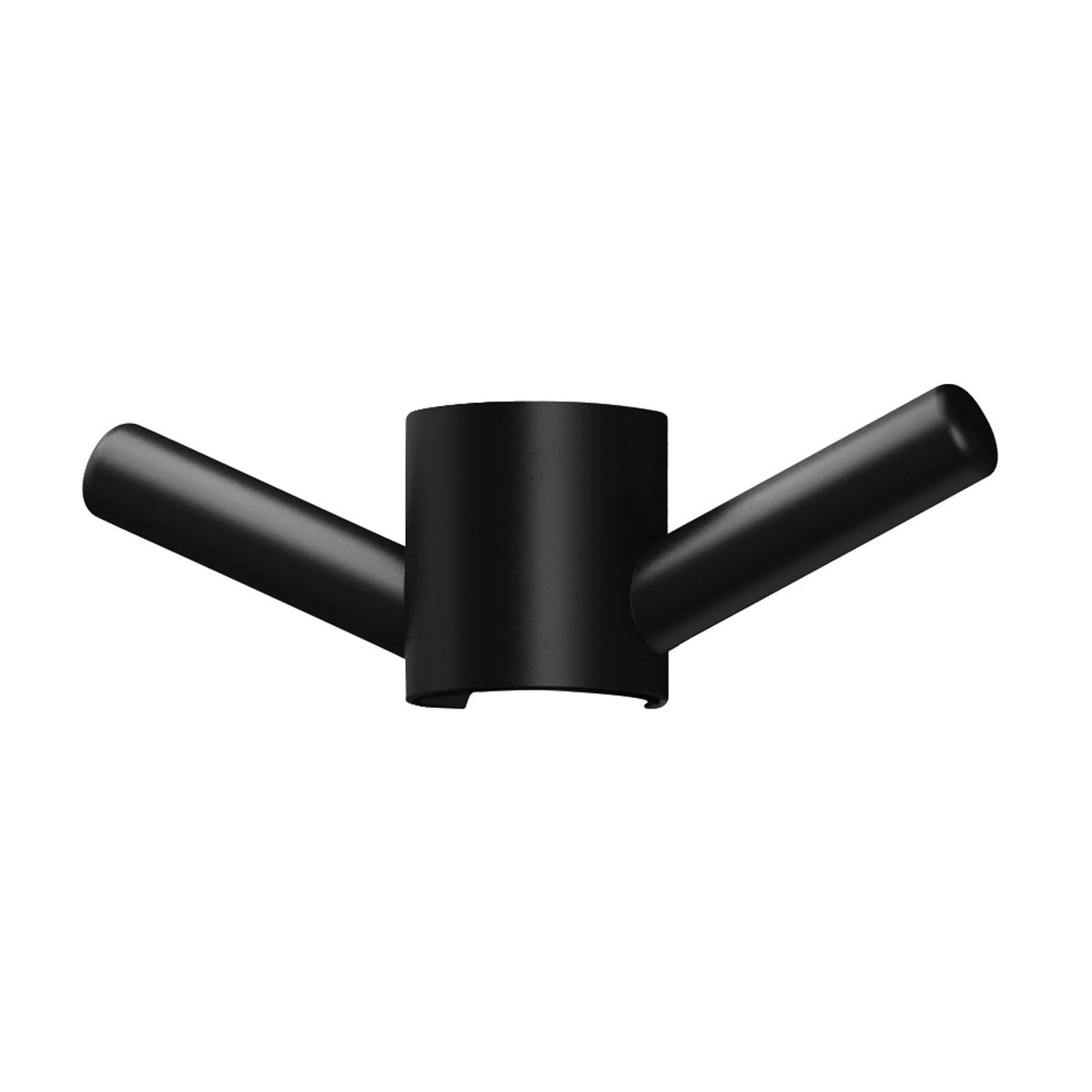 Vertical Rail Hook Round - Matte Black