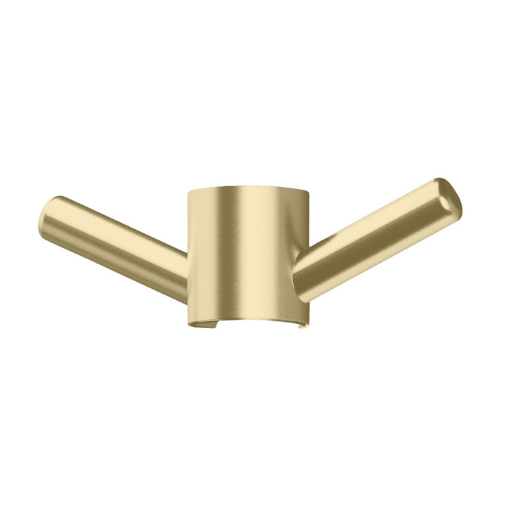 Vertical Rail Hook Round - Brushed Gold
