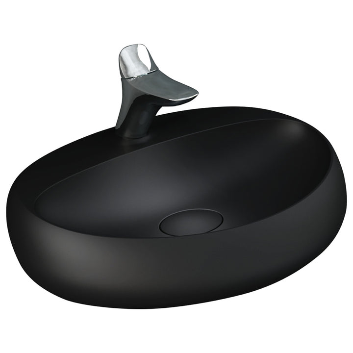RAK Cloud 650 Wall Basin - Matte Black