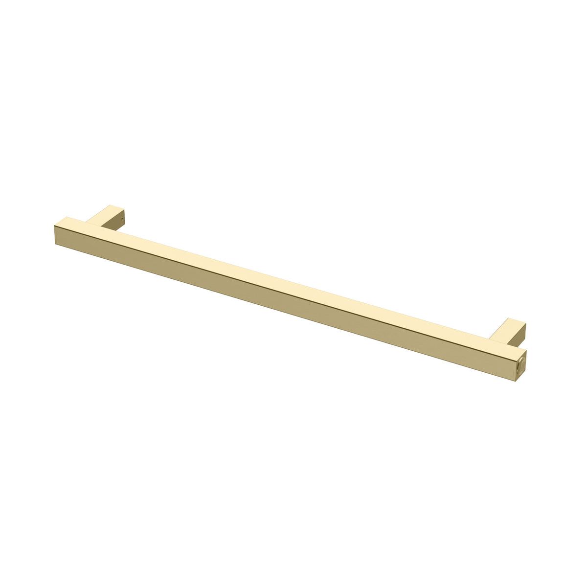 Heated Towel Rail Square 600mm - Brushed Gold