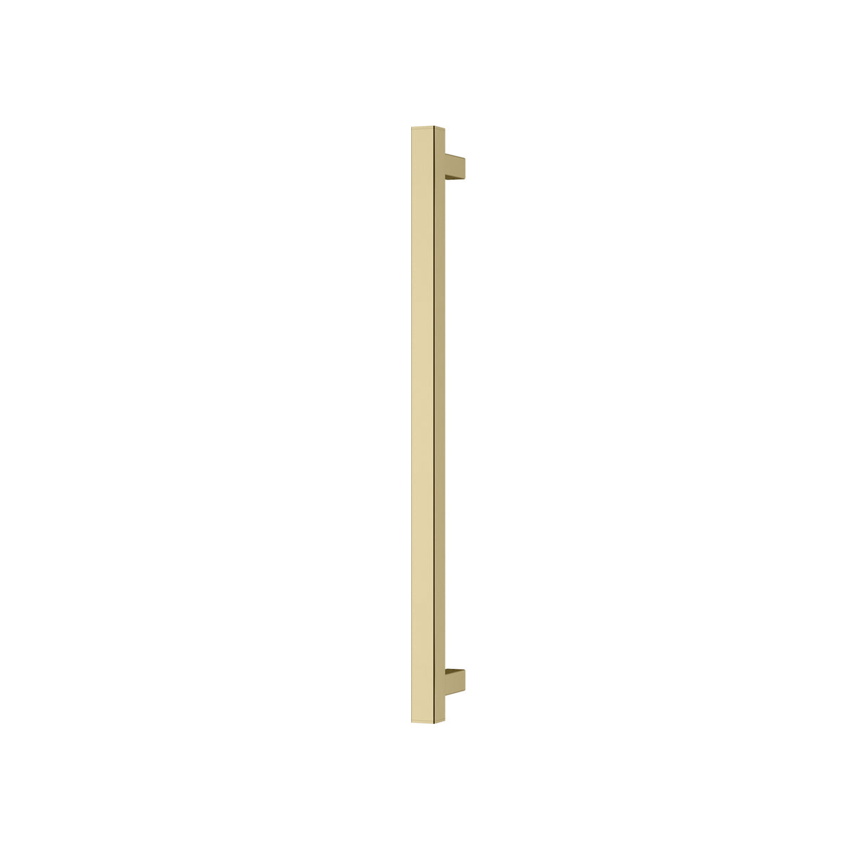 Heated Towel Rail Square 600mm - Brushed Gold