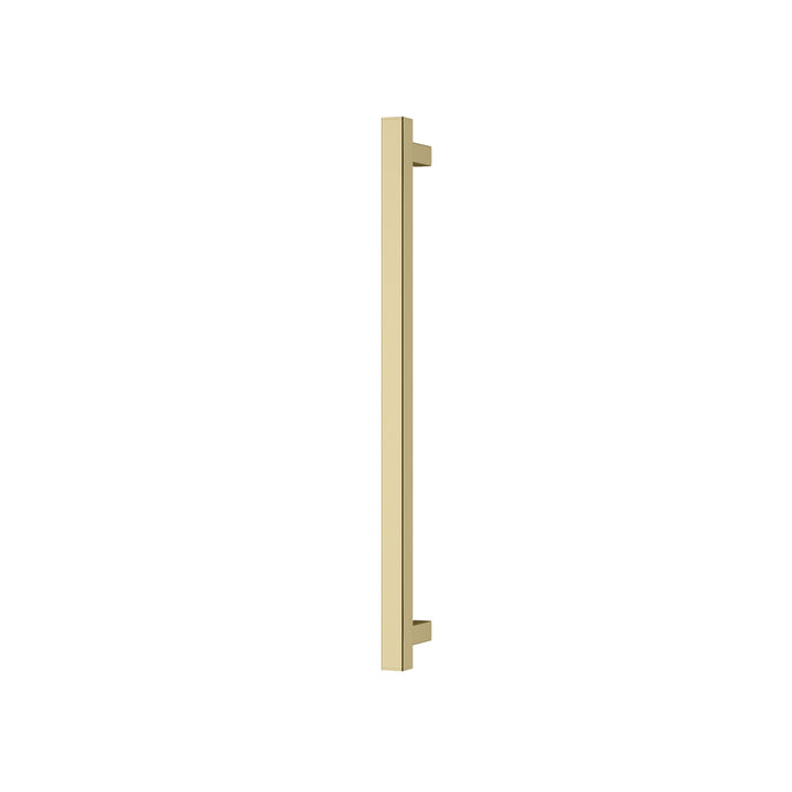 Heated Towel Rail Square 600mm - Brushed Gold
