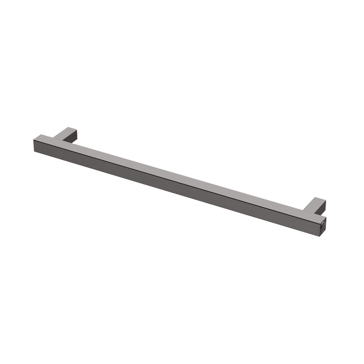 Heated Towel Rail Square 600mm - Brushed Carbon