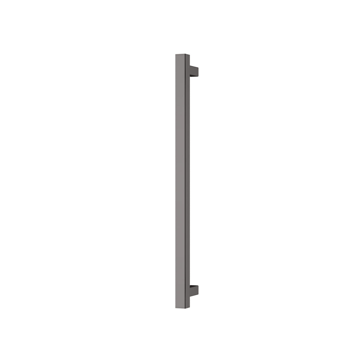 Heated Towel Rail Square 600mm - Brushed Carbon