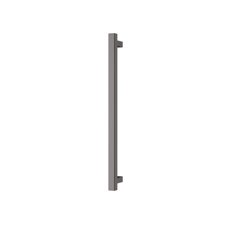 Heated Towel Rail Square 600mm - Brushed Carbon