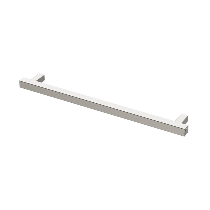 Heated Towel Rail Square 600mm - Brushed Nickel