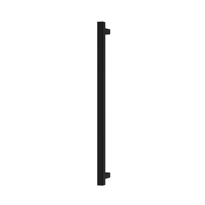 Heated Towel Rail Square 800mm - Matte Black