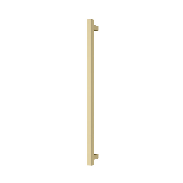 Heated Towel Rail Square 800mm - Brushed Gold
