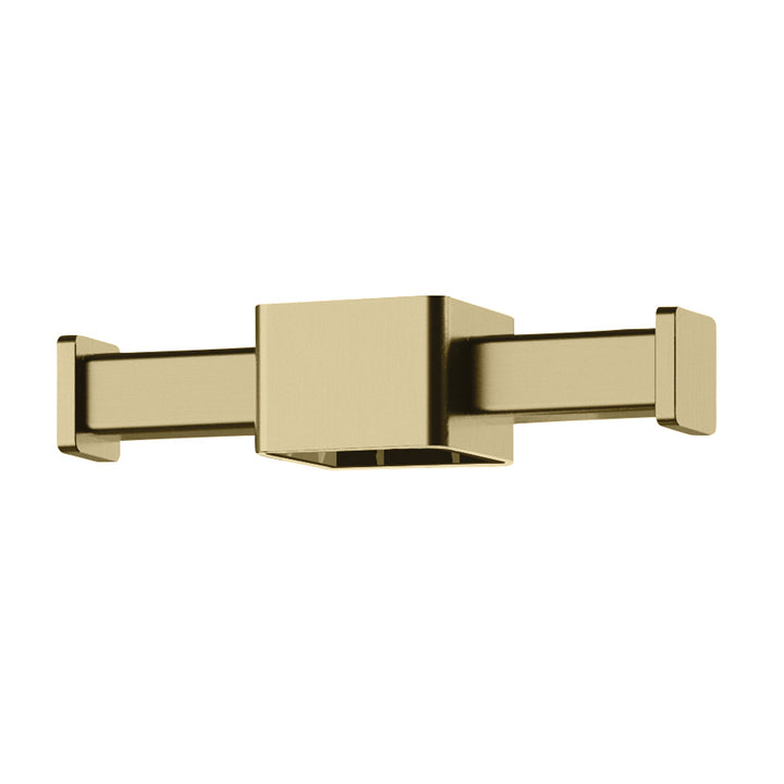 Vertical Rail Hook Square - Brushed Gold