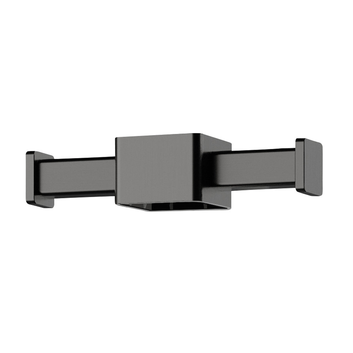 Vertical Rail Hook Square - Brushed Carbon