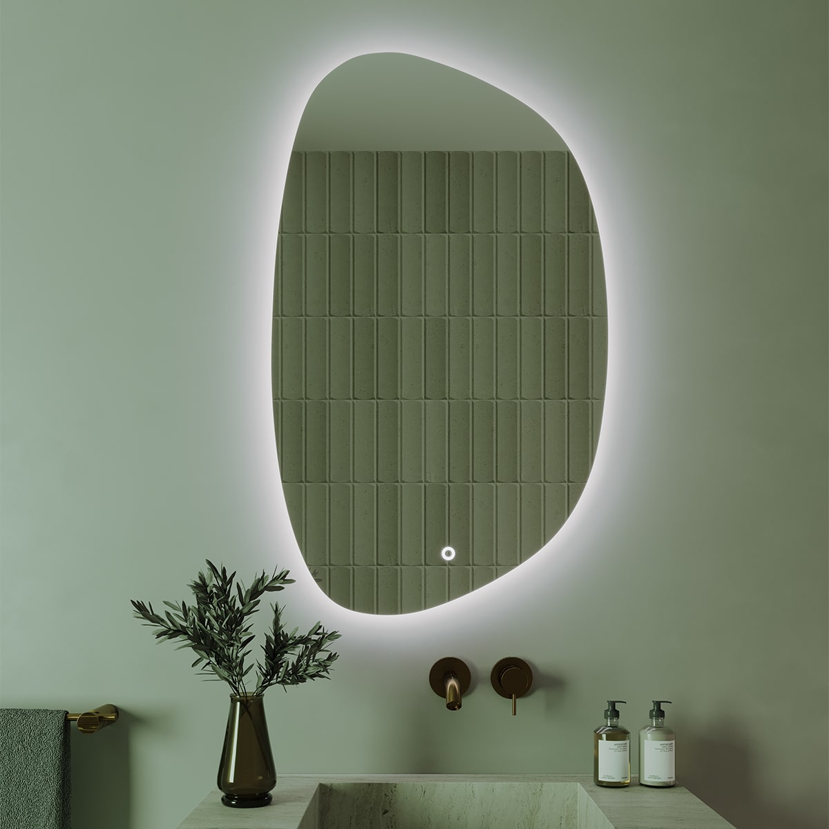 Terra Organic LED Mirror