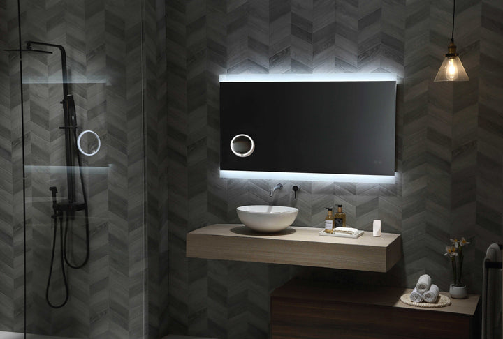 Miro LED Mirror with Bluetooth Speakers lifestyle view 4