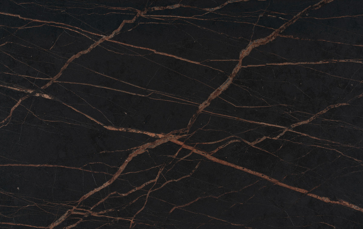 Close-up of the Dekton Optimma Laurent surface in a matte finish