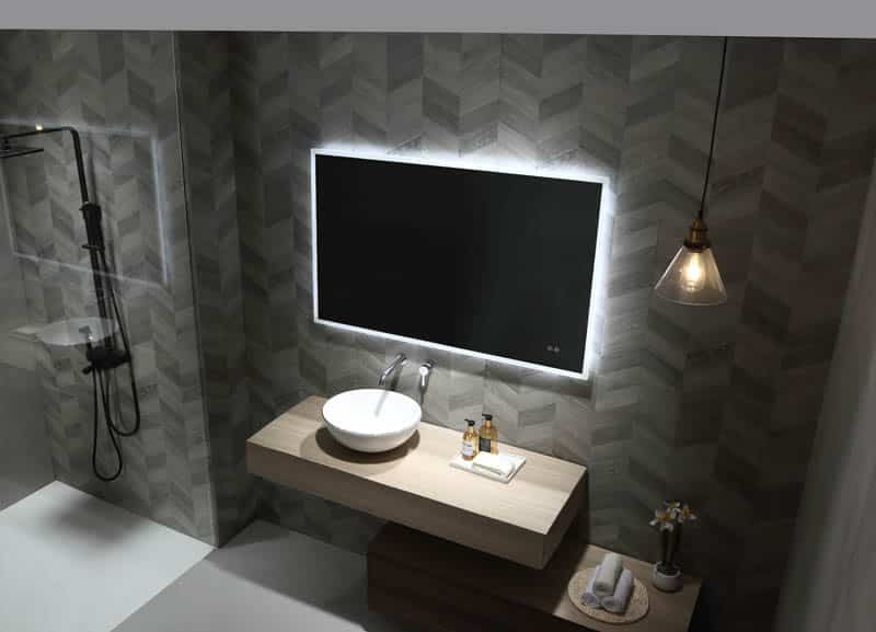Kara LED Mirror with Bluetooth Speakers