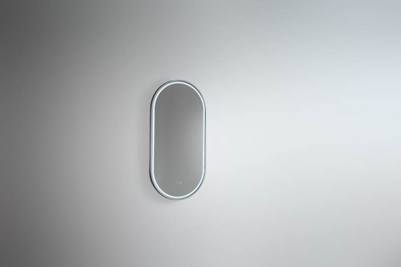 Gatsby LED Mirror with Demister and Portable Magnifier Georgian Metal lifestyle view 3