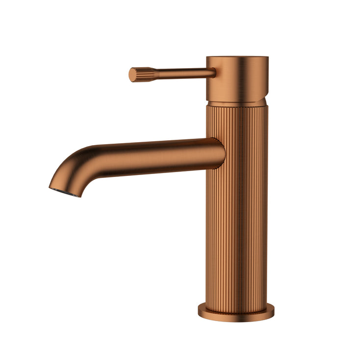 Linie Basin Mixer - Brushed Copper