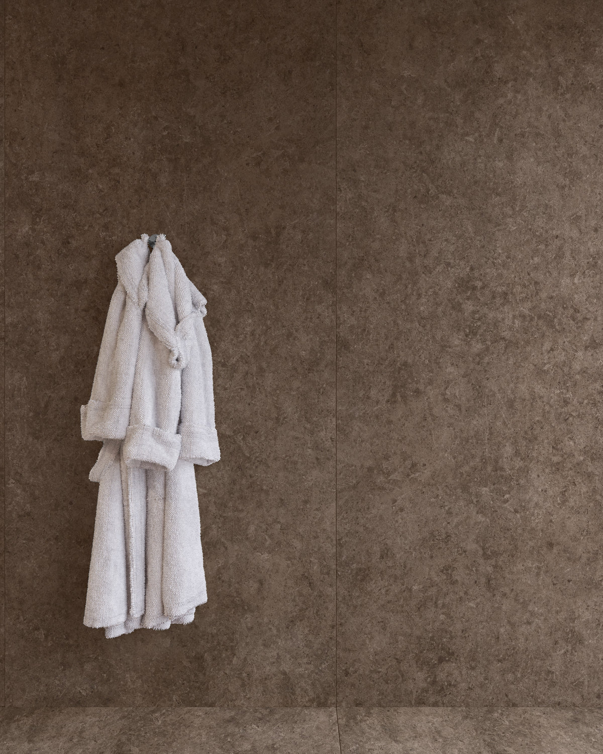 Dekton Talma in a bathroom, close-up