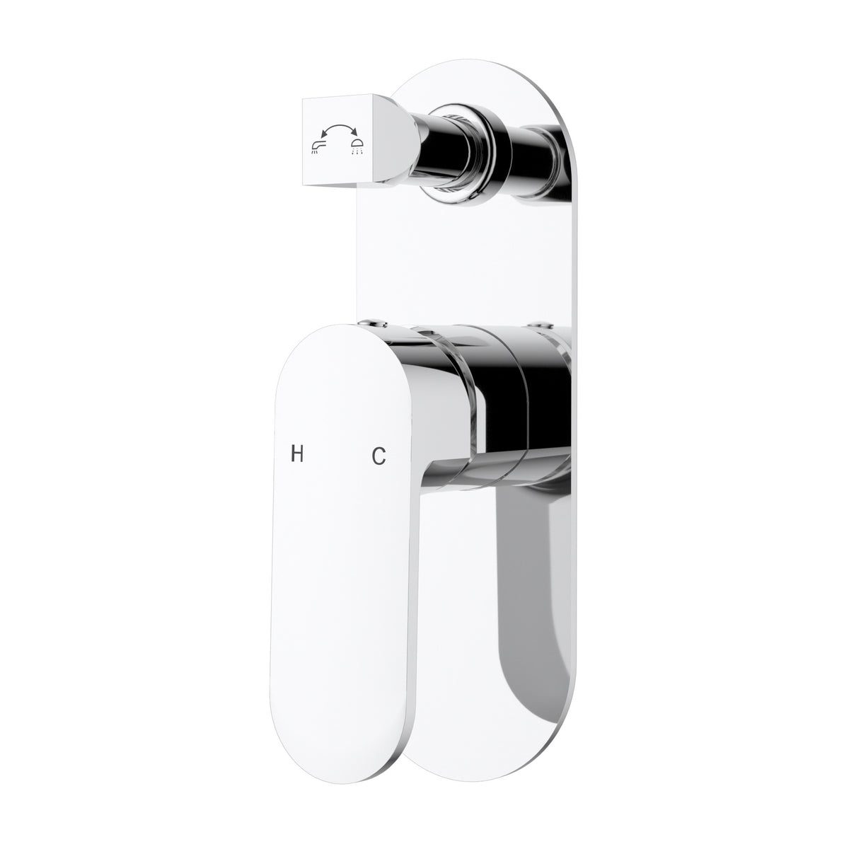 Cora Wall Mixer Diverter - Chrome