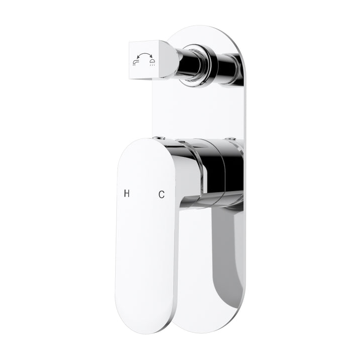 Cora Wall Mixer Diverter - Chrome